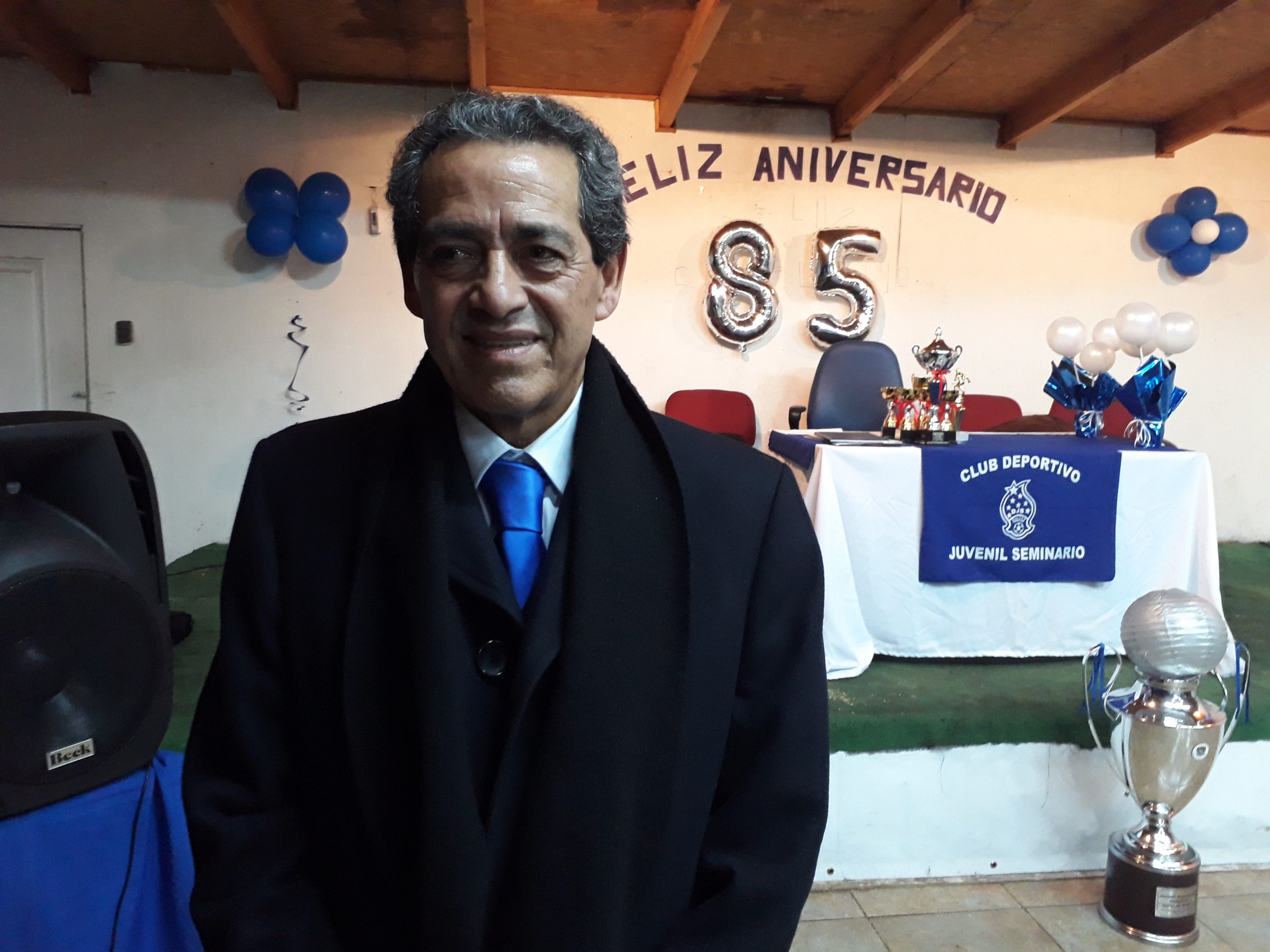 Nibaldo Rojas. presidente del Juvenil Seminario