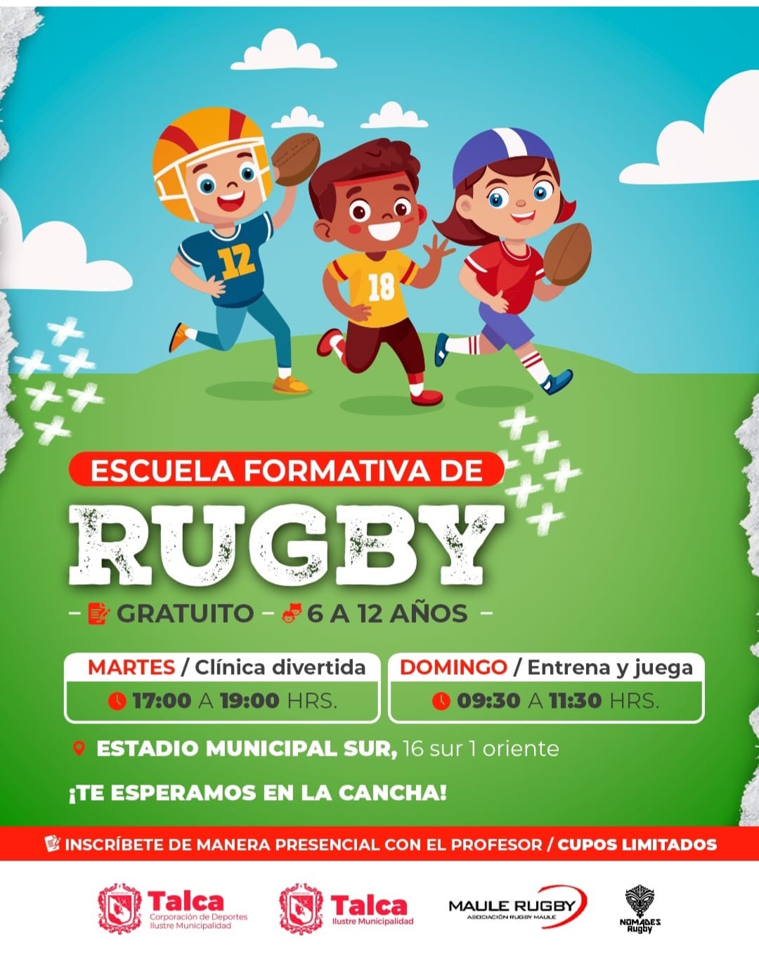 Escuela Formativa de Rugby en Talca
