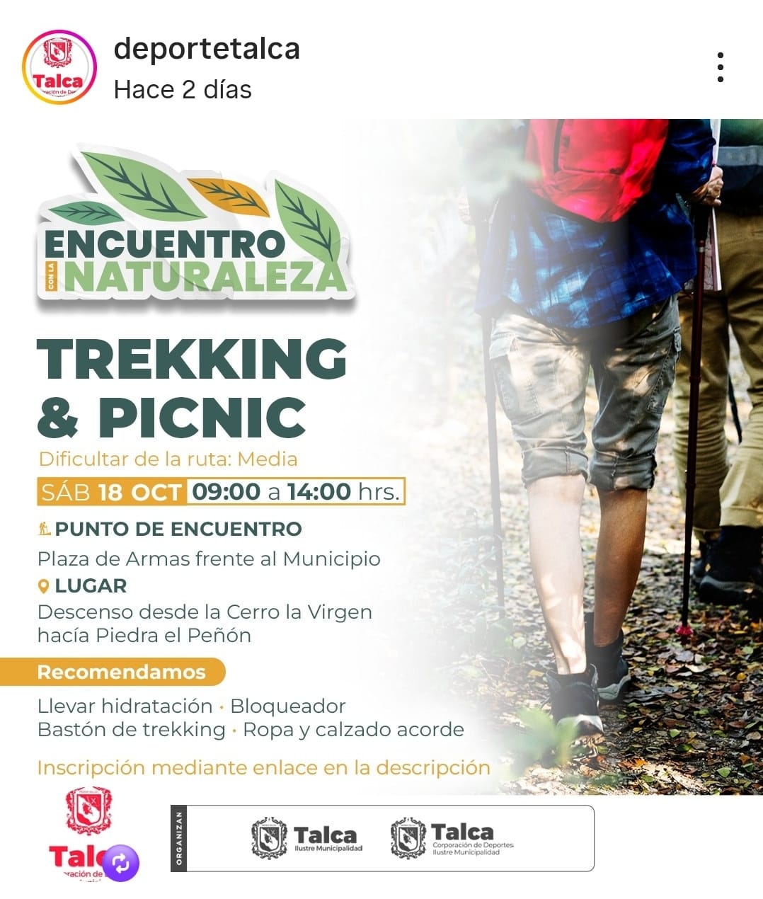 Trekking Picnic Encuentro Naturaleza