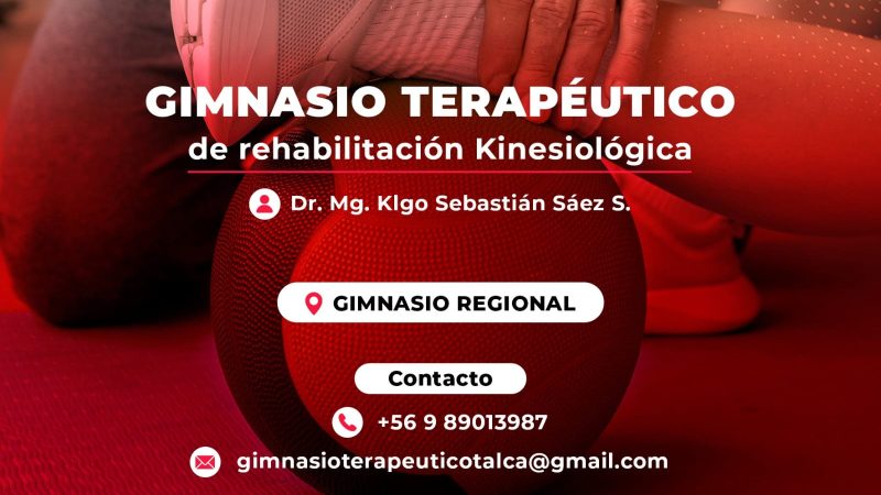 GIMNASIO TERAPEUTICO. Rehabilitación Kinesióloga.