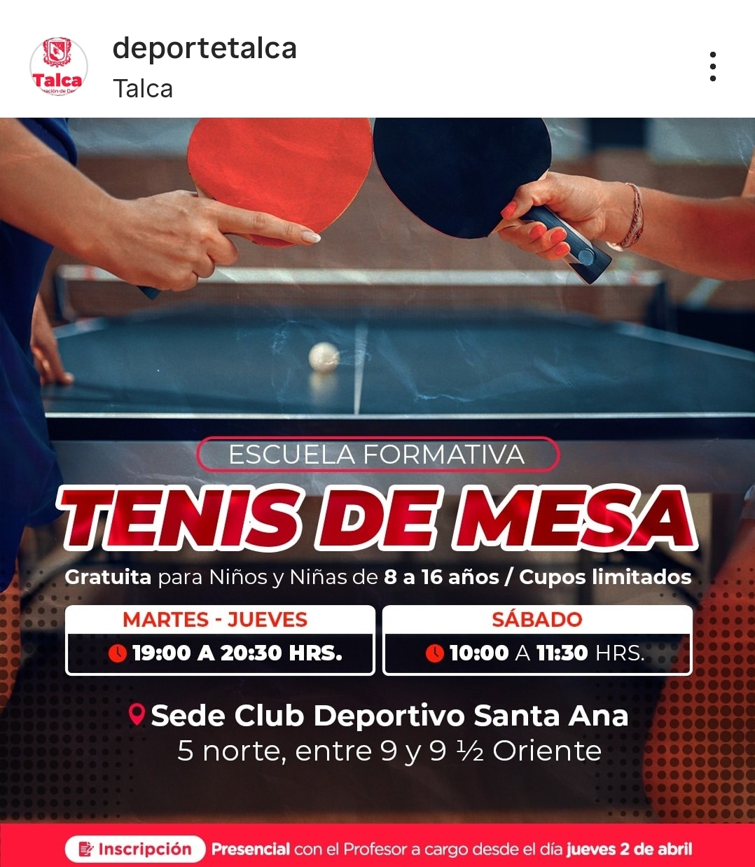 Tenis de Mesa