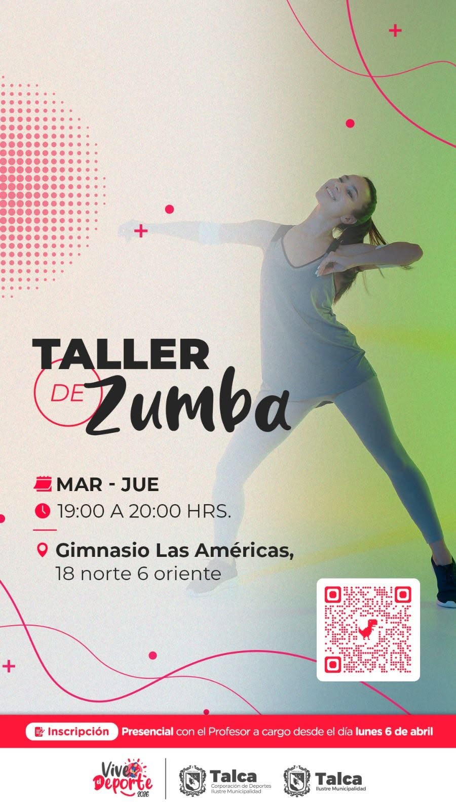 Taller de Zumba Talca Junio 2026