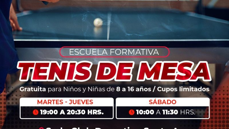 Tenis de Mesa Talca Junio 2026