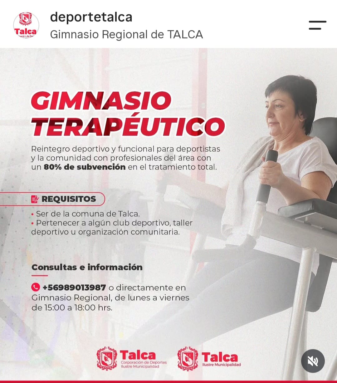 Gimnasio Terapéutico.