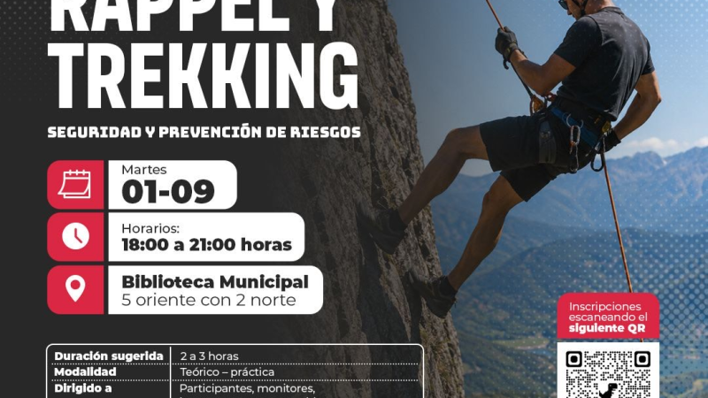 Capacitación Rappel y Trekking