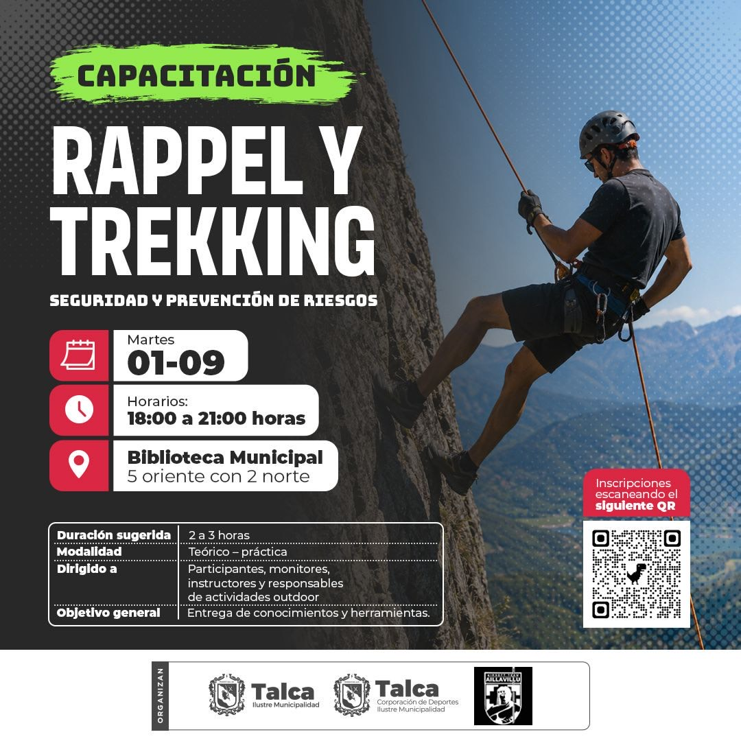 Capacitación Rappel y Trekking