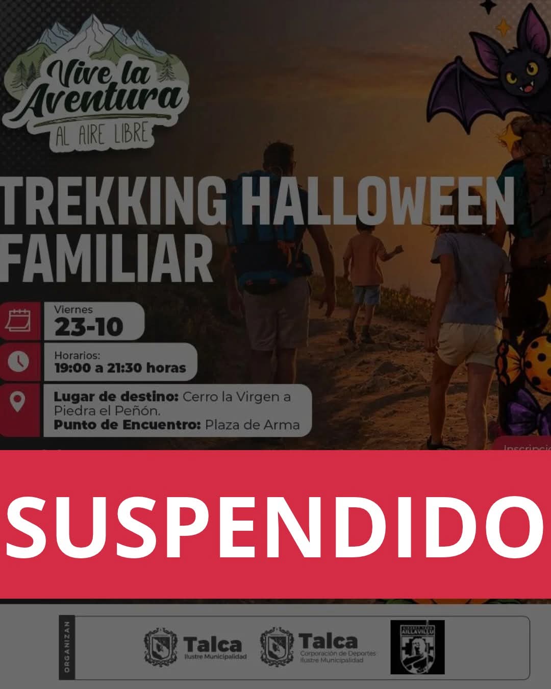 TREKKING  HOLLOWEEN FAMILIAR